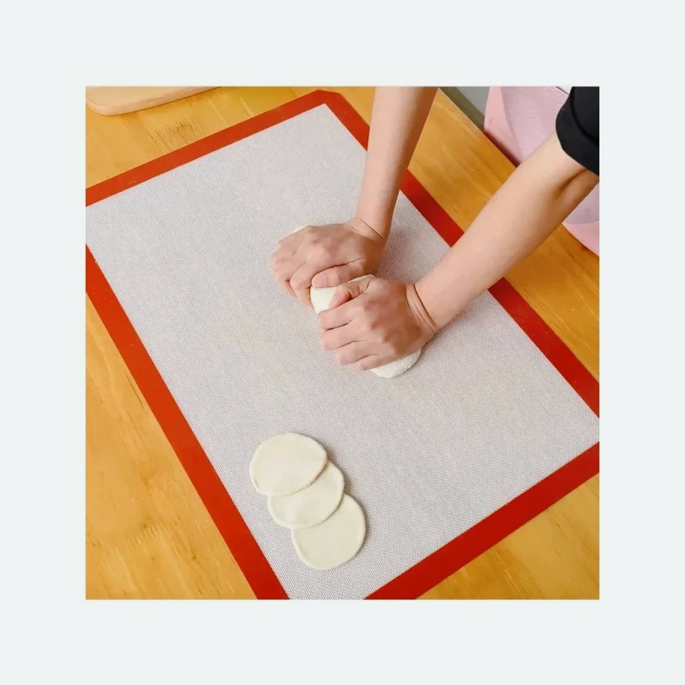 60*40cm Heat-resistant Glass Fiber Silicone Baking Mat Non-Stick Baking Oven Sheet Liner For Macaroon/Bread/ /Biscuits Bakeware