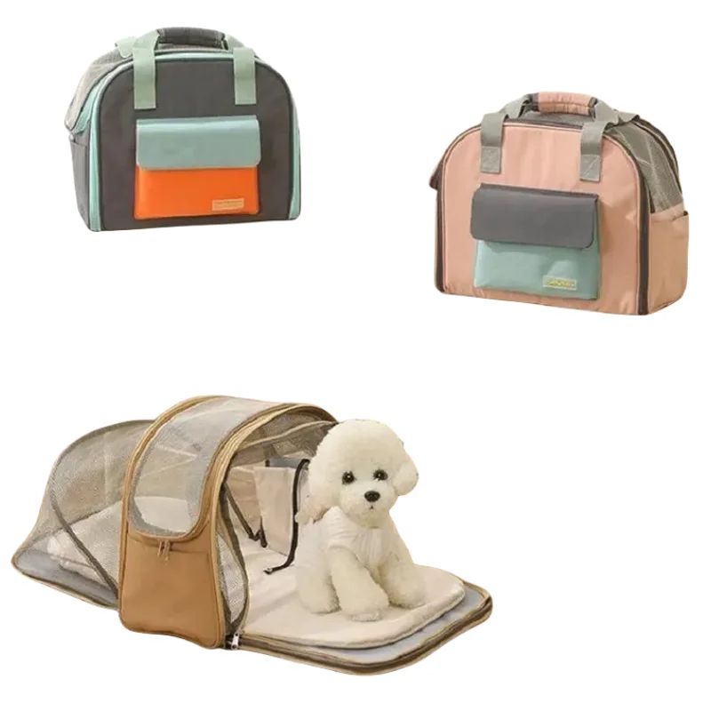 

Multifunctional Pet Bag Expandable Tunnel Multiple Shoulder Strap Breathable Shoulder Bag Cat Carrier Dog Backpack Puppy Handbag