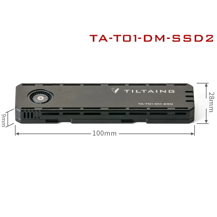 Imagem -03 - Tilta Ta-t01-dm-ssd2 Case Ssd para Bmpcc 4k 6k Exibir Modificação Compatível com a Maioria Sata & Nvme Unidades de Estado Sólido