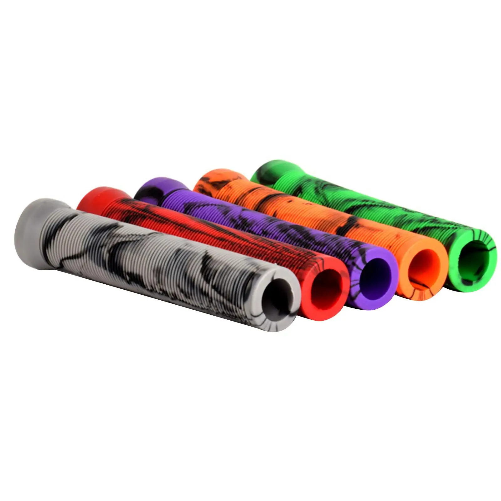 Shock Absorption Bike Handlebar Grips Antislip Rubber Covers for Road Mountain Folding Bicycles and DIY Projects