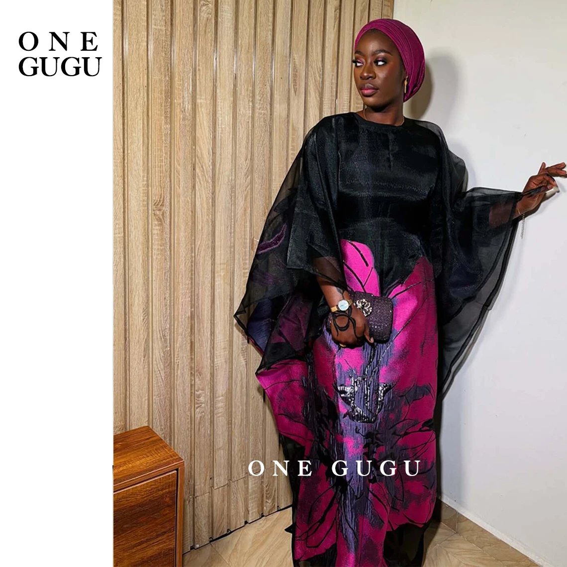 

2pcs Set Middle Eastern Dress With Soft Lining African Dashiki Boubou With Belt Luxurious Wedding Party Brocade Clothing