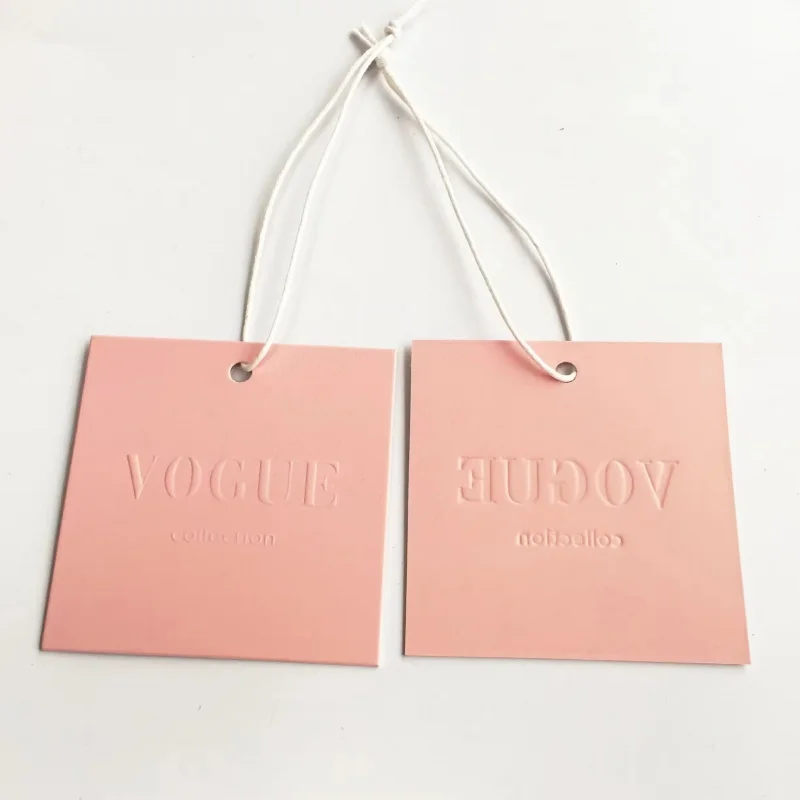 

Custom.,pieces. Custom design luxury garment hang tags printed embossed logo offset printing on cotton cardboard foil