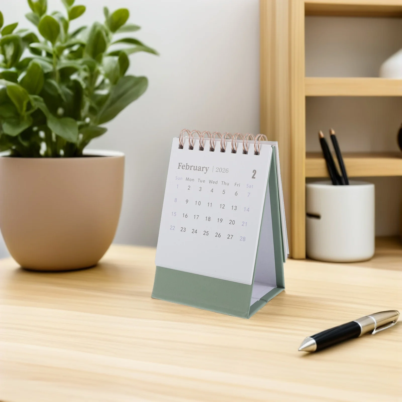 

Mini Desk Calendar 2026 Small Standing Flip Table Calendar Monthly Daily Planner Desktop Office Home 2026 Desk Calendars
