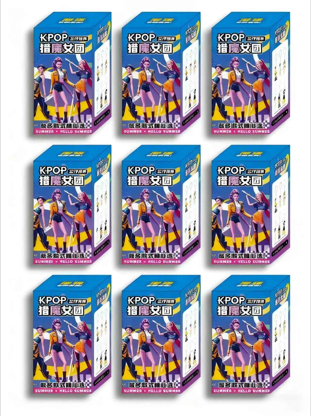 Bestseller 24 Stuks Willekeurige Blind Box Anime Demon Hunters Girl Groep RUMI MIRA ZOEY Figuur Actie Pvc Modellen Speelgoed Ornamenten Geschenken