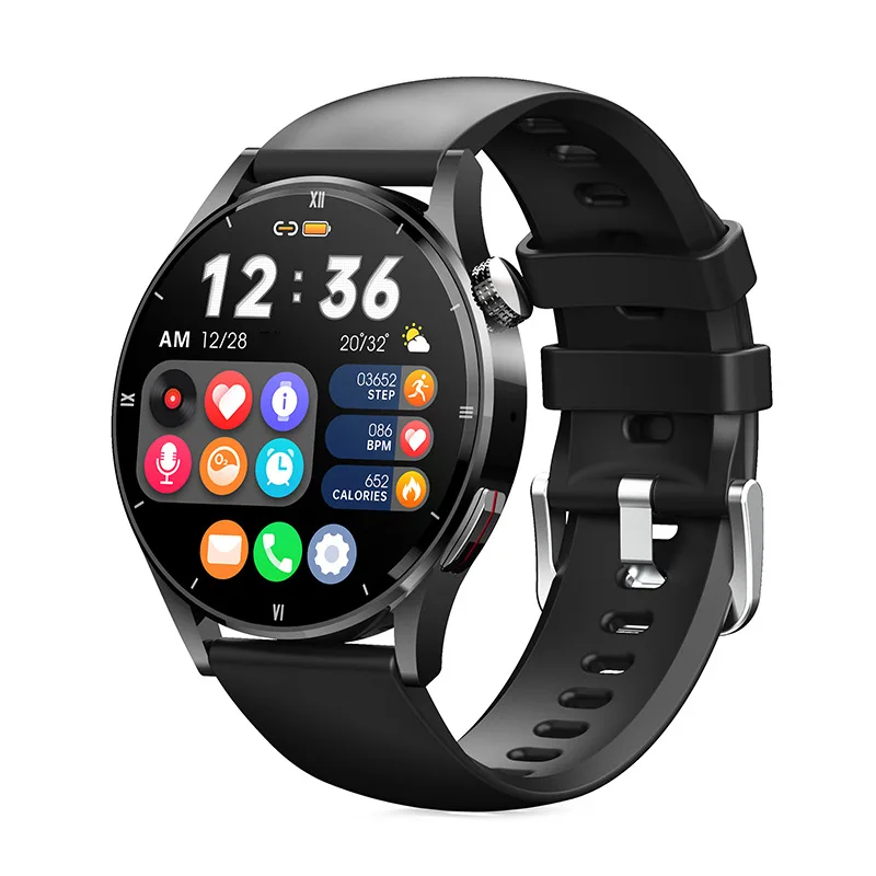 TLCRETE Bw0398 ساعة ذكية للرجال Amoled Hd كشف الشاشة Ai صوت ذكي Smartwatch بلوتوث دعوة ساعة الذكور Reloj هدية Wr