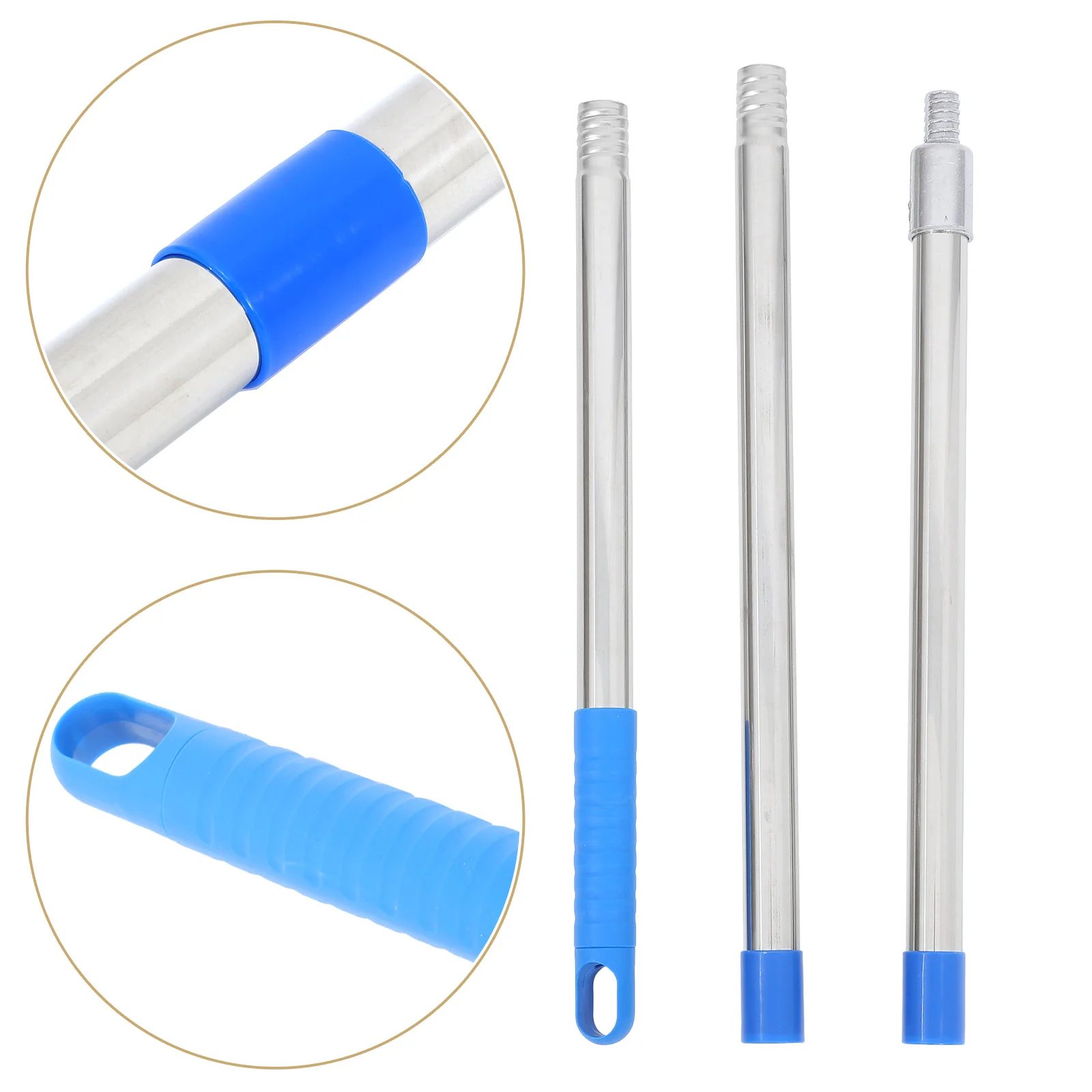 

1 set 1 Set Telescopic Extension Pole Multi-Function Aluminum Alloy Rod For Painting Brush High Wall Ceiling Cleaning Detachable