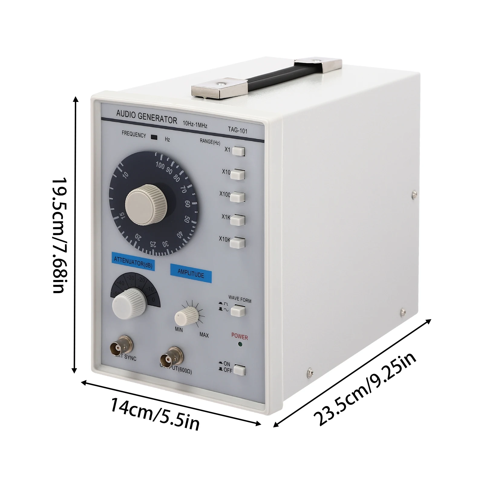 [Professional Signal Generator] Upgraded Low-Frequency Signal Generator - Metal For Electronic Testing - High Precision Durable