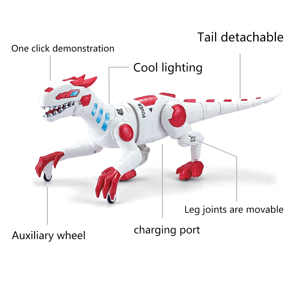 리모컨 기계식 공룡 장난감, 동물 산책 시뮬레이션 대형 전기 로봇, 티라노사우르스 렉스, 최고의 크리스마스 선물
