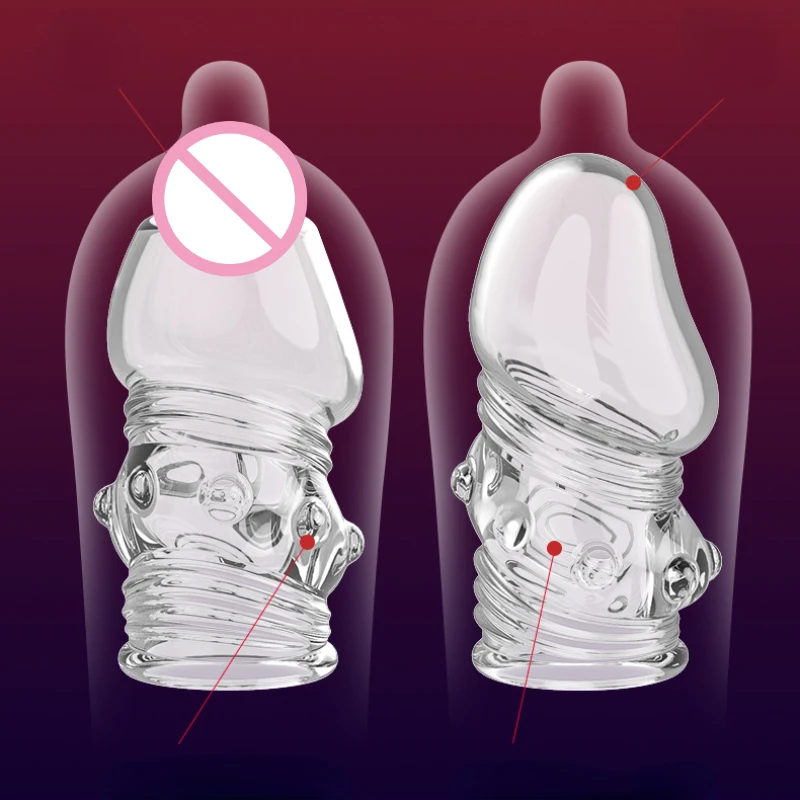 2 Stks/set Haan Ring Voorhuid Correctie Penis Mouw Ghost Sporter Seksspeeltjes Voor Mannen Ringen Penis Extender Volwassen Speelgoed Cockring