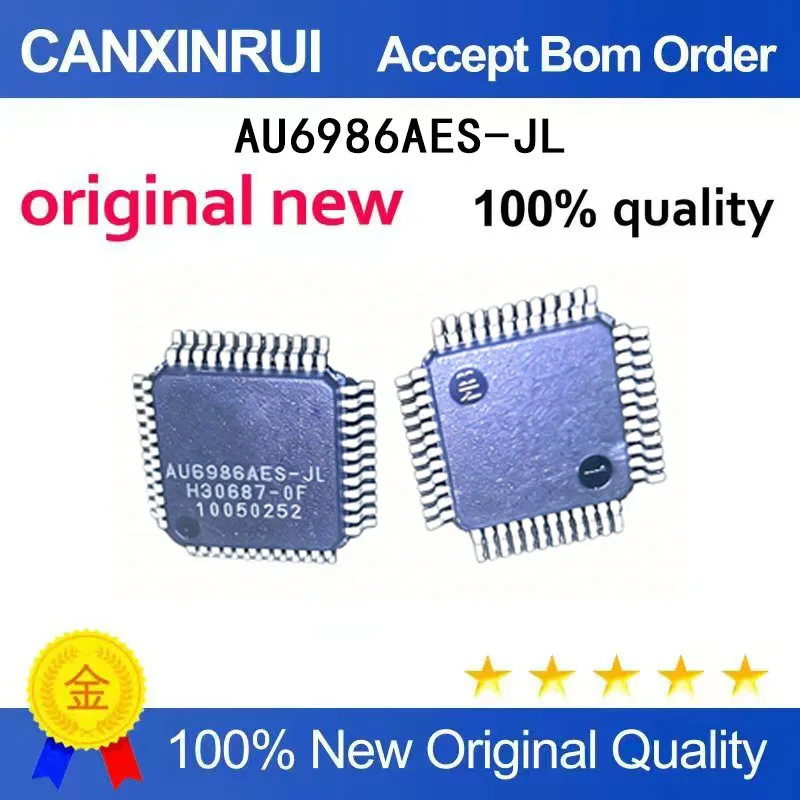 

(5-100 Pieces) Brand new original AU6986AES-JL AU6986 QFP spot chip IC
