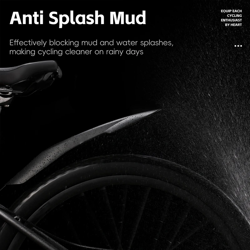 WEST BIKING 20/22/24 Inch MTB Bike Fender Set PP High Toughness Front Rear Mudguard Waterproof Anti-Splash Cycling Accessories