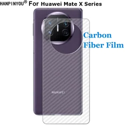 For Huawei Mate X5 X3 X2 Xs 2 Xs2 3D Carbon Fiber Rear Back Film Stiker Screen Protector (Not Tempered Glass)