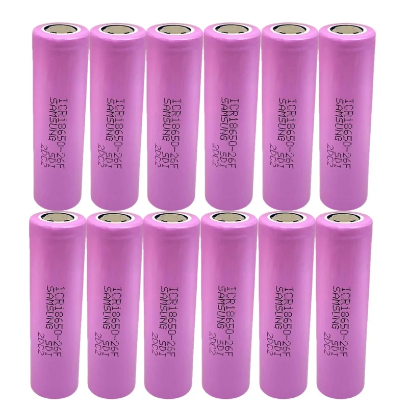 ICR18650 26F 3.7V 2600MAH Large Capacity Rechargeable Lithium Battery Suitable for All Kinds of Electronic Products,With Charge