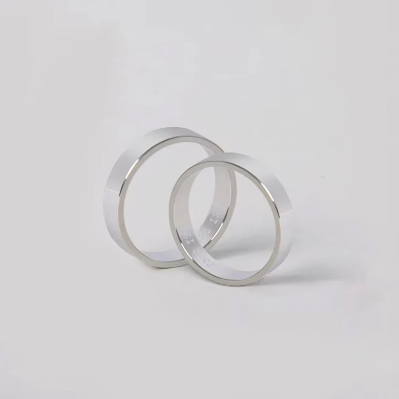 Modian Sale 100% 925 Sterling Silver Couple Simple Rings Classic Lover Finger Ring For Women & Man Wedding Silver Jewelry Bijoux