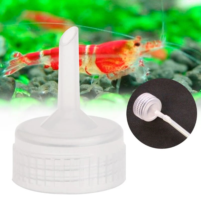 10Pcs Aquarium Brine Shrimp Artemia Incubator Cap Fish Tank Shrimp Egg Hatchery Bottle Adapters DIY Bottle System Accessories