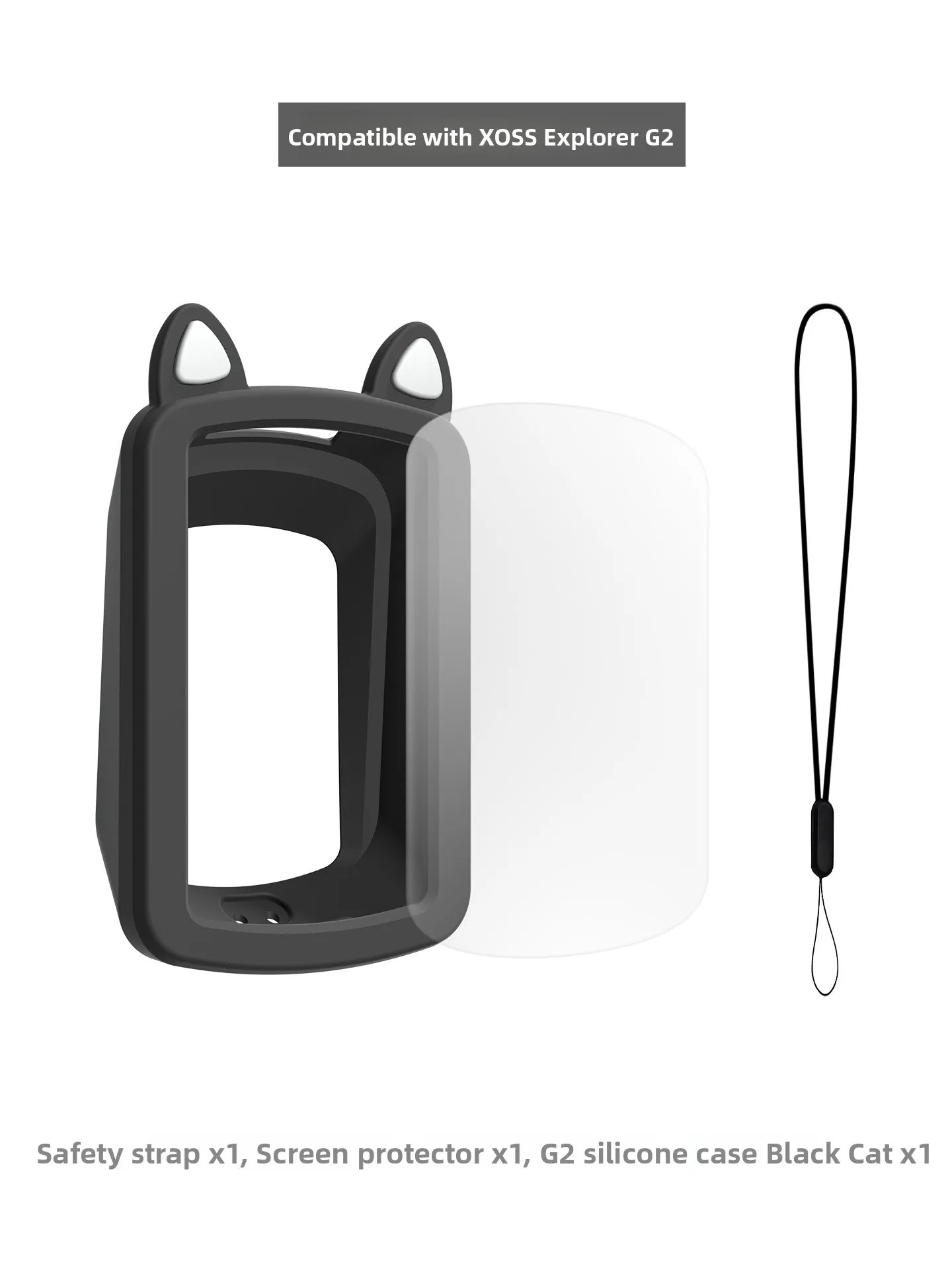 Silicone Protective Case Sticker Film Second Generation Small G2 Bicycle Odometer  Ear Accessories Suitable for Cyclists