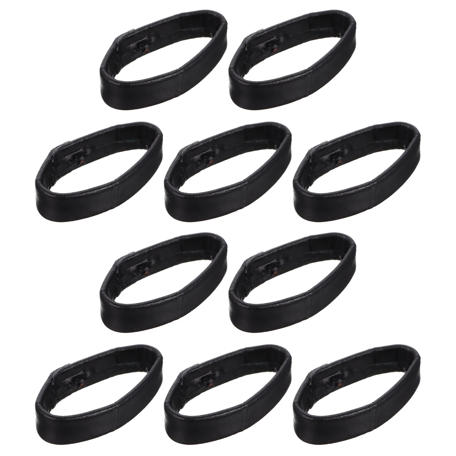 

10Pcs Watch Band Loop Smooth Surface Replacement Easy Install Watch Strap Keeper Durable Accessory