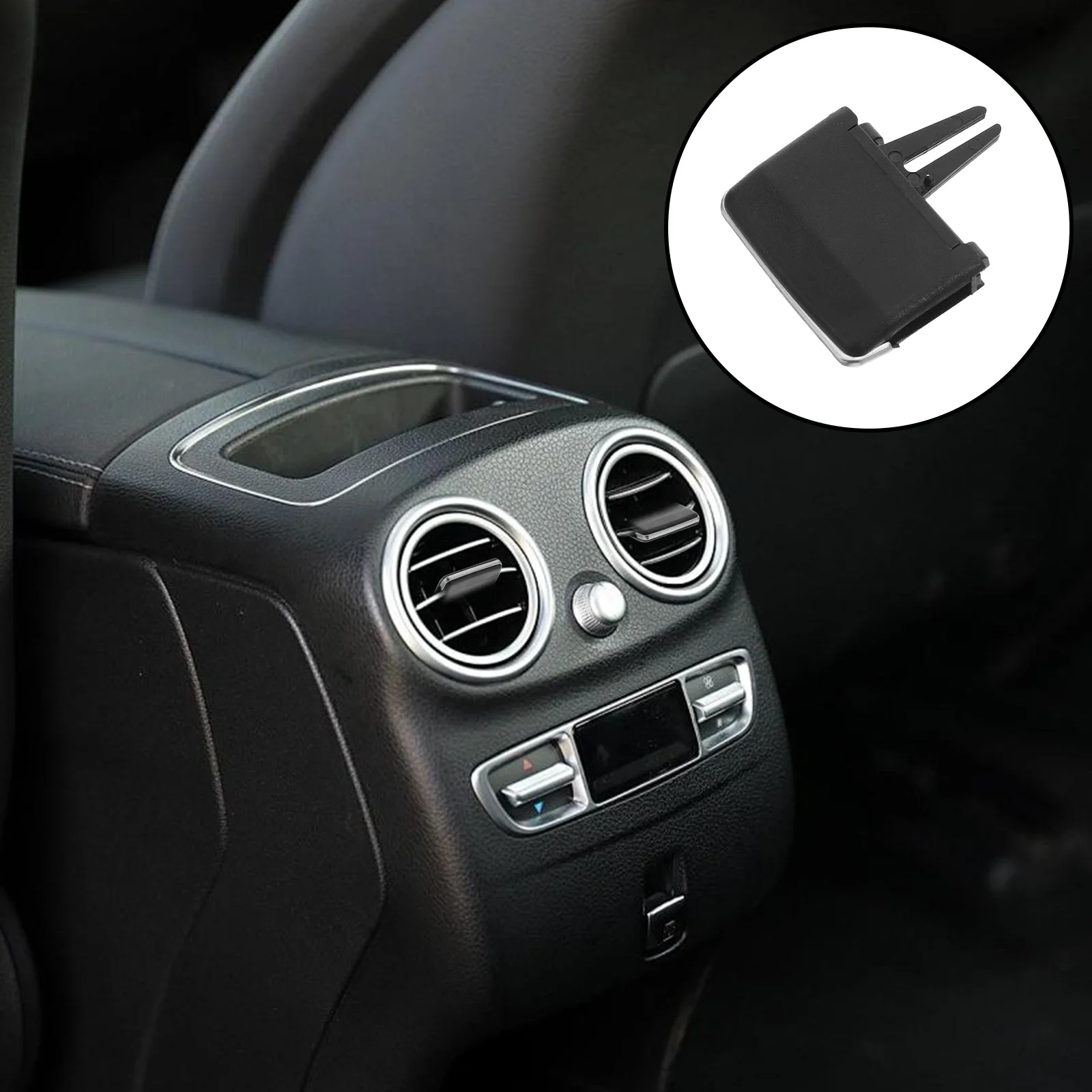 

Car Air Conditioner Air Outlet Paddle Black Vent Left Right Dash Repair Kit Ac Vent Standard Ac Paddle