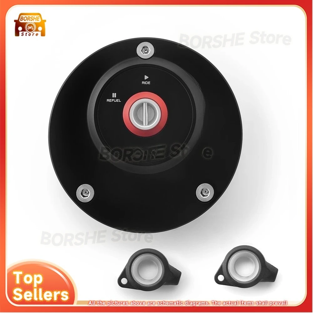 2026 مناسبة لياماها MT09 MT09SP 2013-2023 التصنيع باستخدام الحاسب الآلي الإفراج السريع غطاء خزان الوقود مكافحة سرقة غطاء R