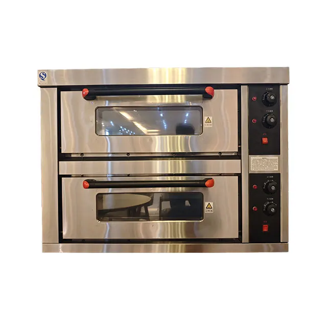 Electric Pizza Oven for Bakery Use-Baking Bread Cakes More Countertop Commercial Overheat Protection 3200W Built-In Timer 2