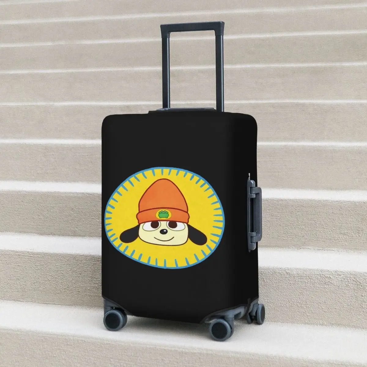 

PaRappa The Rapper Patch, защитный чехол для чемодана, эластичные защитные чехлы для дорожного багажа на 18-32 дюймов