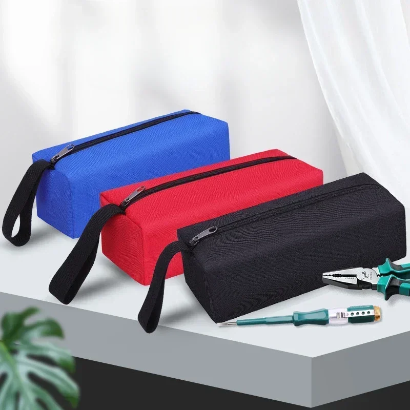 For Waterproof Screwdriver Small Bag Bag Tools Canvas Tool Pouch Drill Bag Bit Tweezers Hand Organizer Wrench Thick Zipper