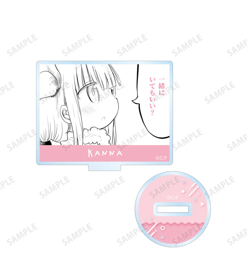 10CM Anime Miss Kobayashi's Dragon Maid Akrylowy Stojak Model Postacie Cosplay Ozdoby Akcesoria Kolekcja Prezentów