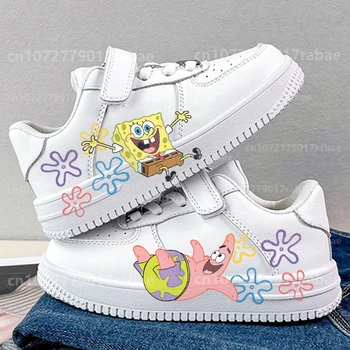 SpongeBob Shoes trampki dla dzieci Student Casual buty do koszykówki Kid Sneakers dziewczyny chłopcy Running Fashion Buty sportowe Prezent
