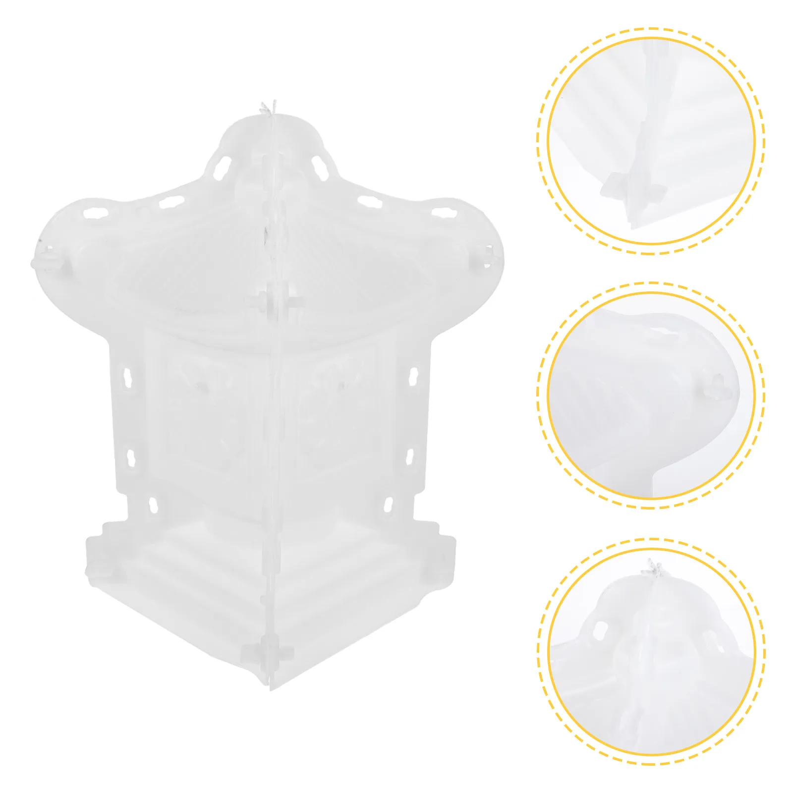 

Concrete Mold for DIY Pavilion Style Roman Column and Balustrade Top Ornament - Heavy Duty Plastic Cement Form for Outdoor Fence