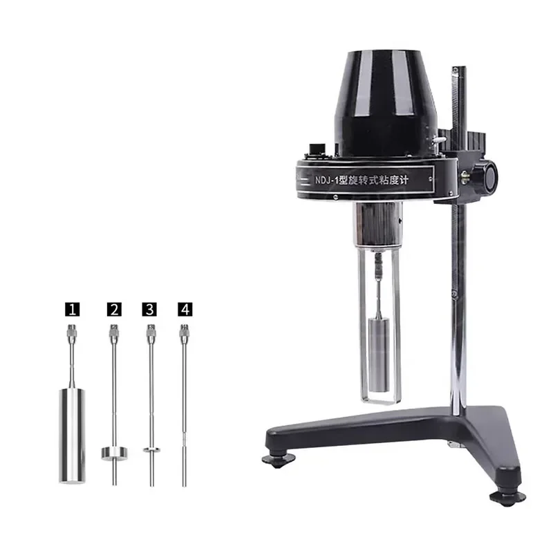 Portable Viscometer Tester Ndj-1 Rotational Viscometer with 1-4# Spindle Portable Tester 110/220V