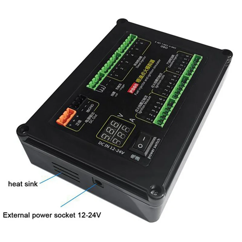 

A29Z-PD60 Бензиновый инжектор, симулятор катушки зажигания, платформа обслуживания ЭБУ, инструмент для обслуживания и тестирования автомобильного компьютера