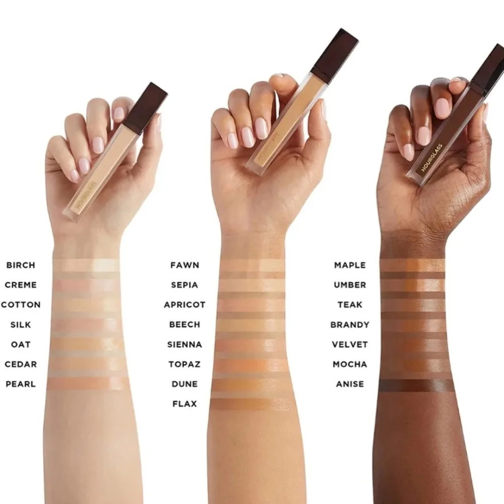 ブランドコンシーラー口紅セットアワーグラスコットンバーチシルク効率的な美白カバー傷跡コンシーラー光沢のあるマットリップブラム