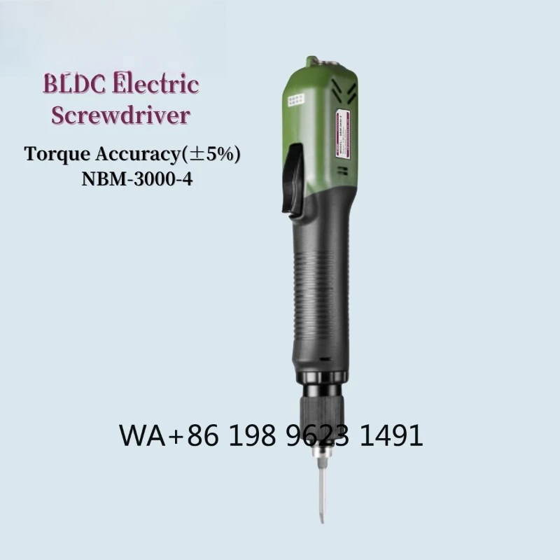 High-precision BLDC driver, 36V DC, 900rpm, 2.94Nm torque with accuracy, heavy duty electric screwdriver for industrial assembly