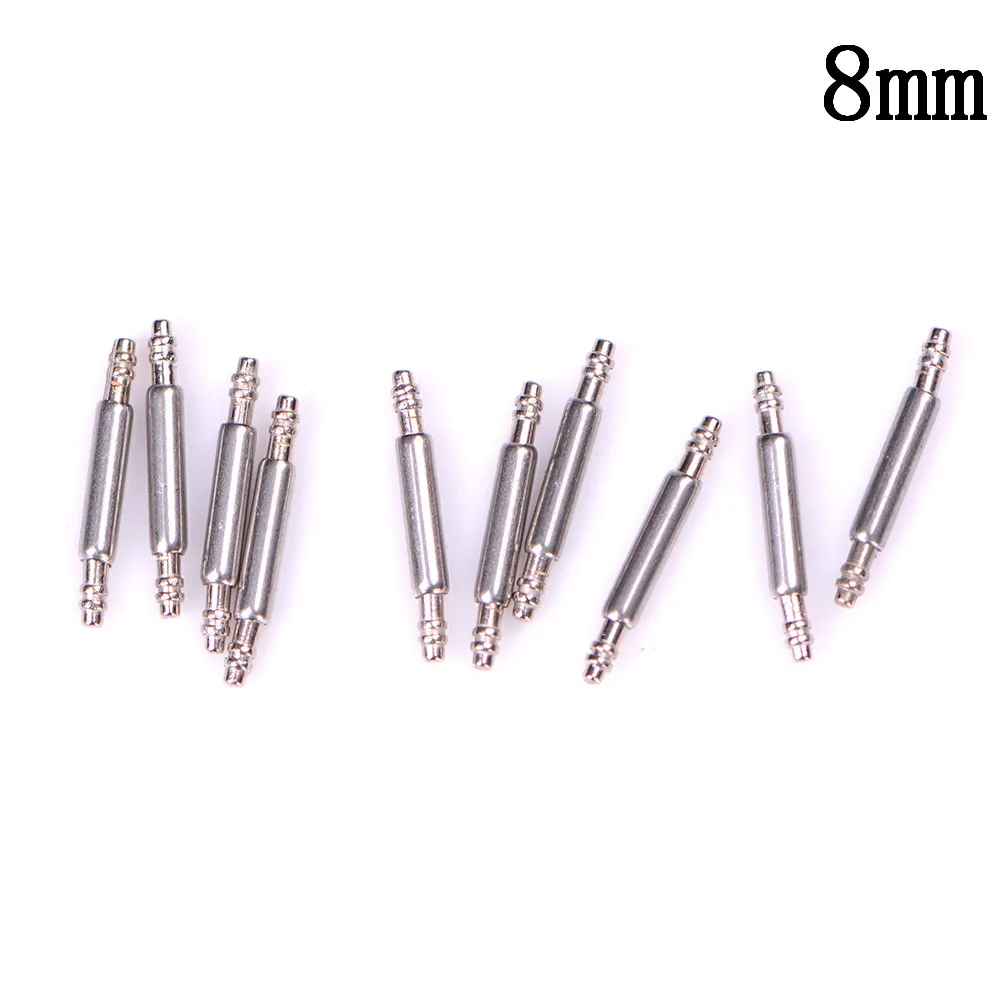 10pcs stainless steel watch strap spring rod watch strap connecting rod pin 8-22