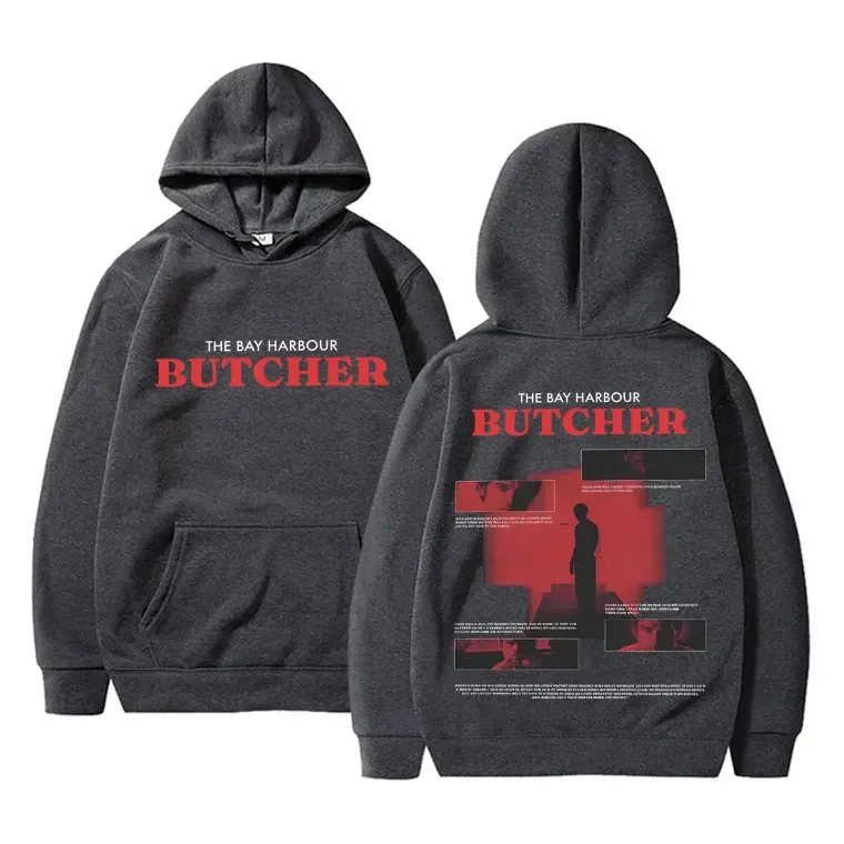 Customization Dexter Morgan The Bay Harbour Butcher Double Sided Print Hoodie Men Women Clothing Casual Oversized Sweatshirt 90s