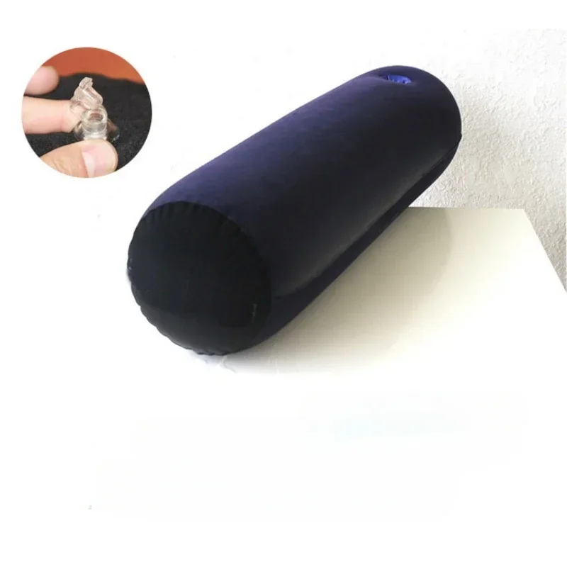 Multifunctional Inflatable Long Body Pillow Lumbar Leg Yoga Pillow Travel Positions Support Air Cushion Quickly Asleeping