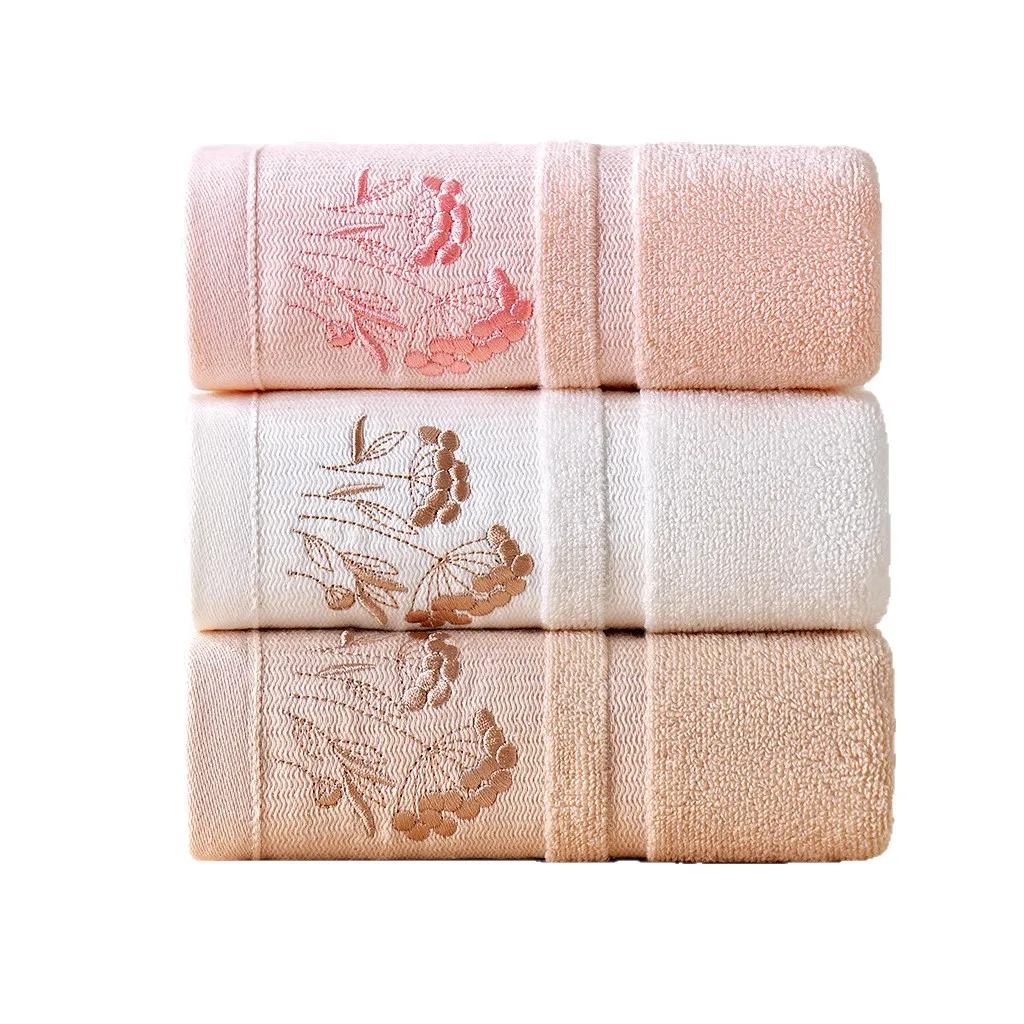 Cotton Towels for Both Men and Women  Comfortable  Soft  and Good-looking  with No Shedding of Hair and Absorbent Face Towels
