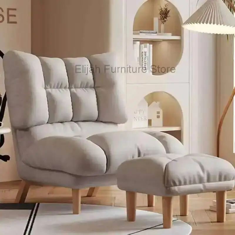 

Living Chairs Wood Designer Room Bedroom Footrest Vanity Nordic Chair Wingback Reading Single Silla Nordica Home Furniture