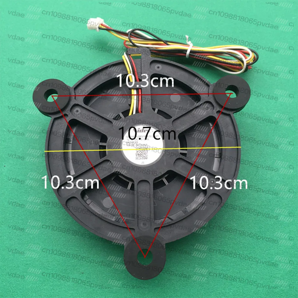 Ventilation Motor Fan 10cm Refrigeration Fan GW10C12MS1BA-57Z321 12V DC 0.12A for 0064001939 Refrigerator Cooling Fans