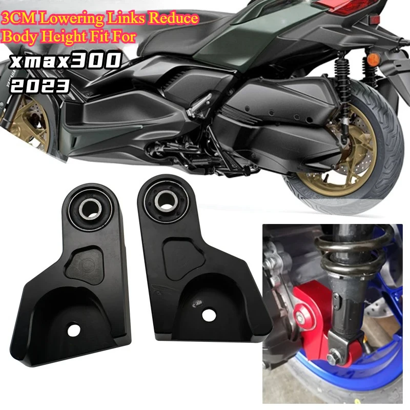 

Shock Absorber Lowering Links 3CM Seat Height Reduction Mod Parts Fit For Yamaha XMAX300 2023 Scooter
