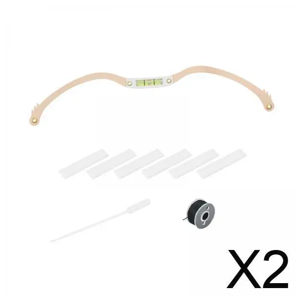 초보자 및 전문 눈썹 스타일리스트를 위한 눈썹 측정자 휴대용 보우 포지셔닝 마커 키트