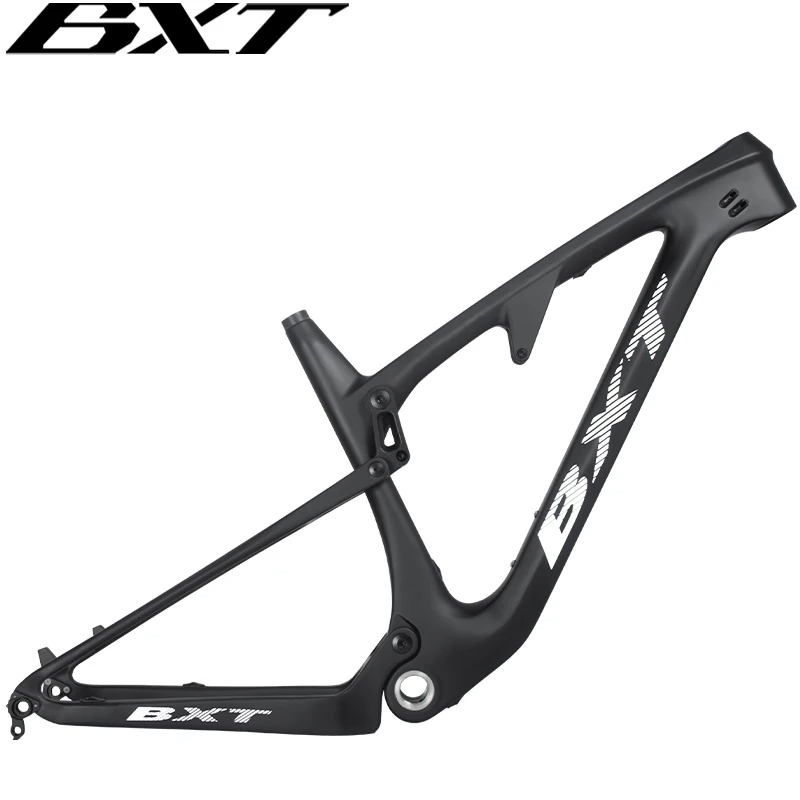 

29er Carbon Fiber Full Suspension Bike Trail Frame Travel 120mm BOOST Disc Brake Carbon Bicycle Frames BSA Carbon MTB Frame