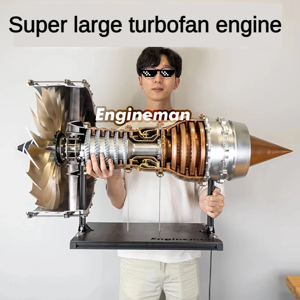 Custom Limited Edition Turbofan Engine Model Aviation Turbofan Engine Teaching Aids Engineman Exhibition Model Toys Ornaments