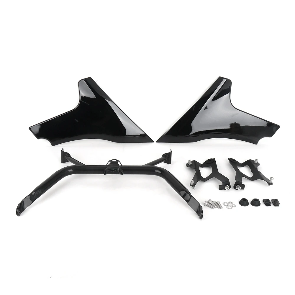 For Touring Road Glide FLTRXSE 2023 FLTRXSTSE 2024 Motorcycle Plastic ABS Unpainted / Black Side Fairing Cover Panel Bracket Kit