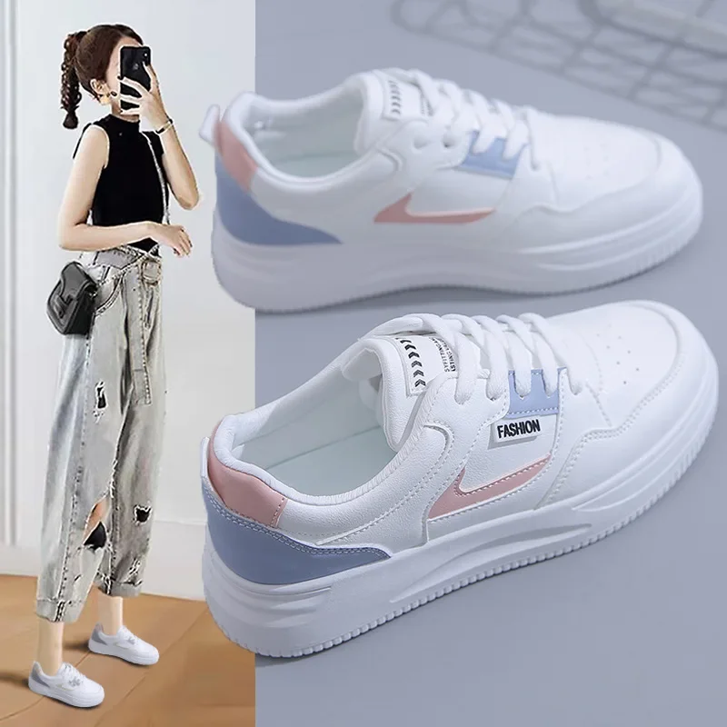 Wiosenne buty damskie All-match Casual Women Platform Designer Sneakers Flats Running Shoes Damskie buty sportowe na siłownię