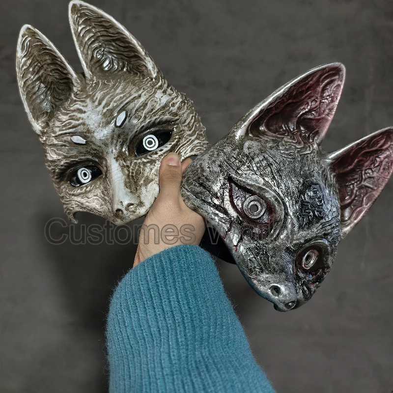 

Game Silent Hill F Hinako Shimizu Fox Mask Cosplay Prop Kotoyuki Tsuneki Cosplay