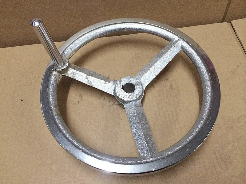 

1PC Lathe Milling Machine Chrome Plated Handwheel M8 M10 M12 M14 M16 M18 M20 M22Hand Wheel Black