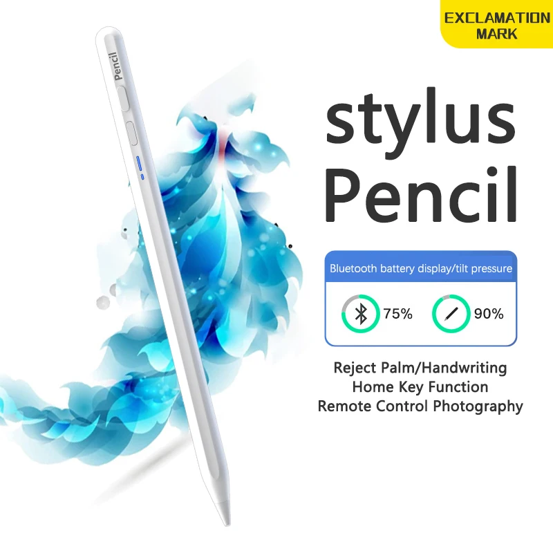 Palm Rejection Smart Pencil for iPad Pencil 2018-2022 Pro 11 12 9 Air 5 4 3 Mini 6 5 6th 7th 8th 9th 10th Gen for Apple Pencil