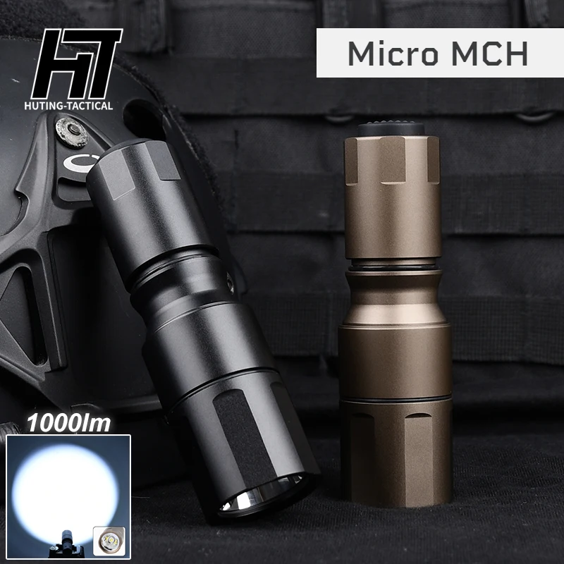 Linterna táctica Micro MCH LED 1000LM para caza y camping