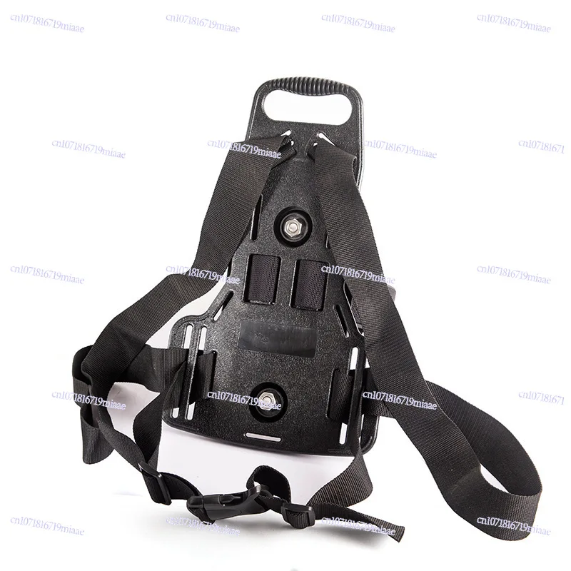 

Gas Cylinder Back Frame Gas Cylinder Bracket Diving Back Plate, Diving Supplies 12 Liters Oxygen Cylinder Back Support Aluminum